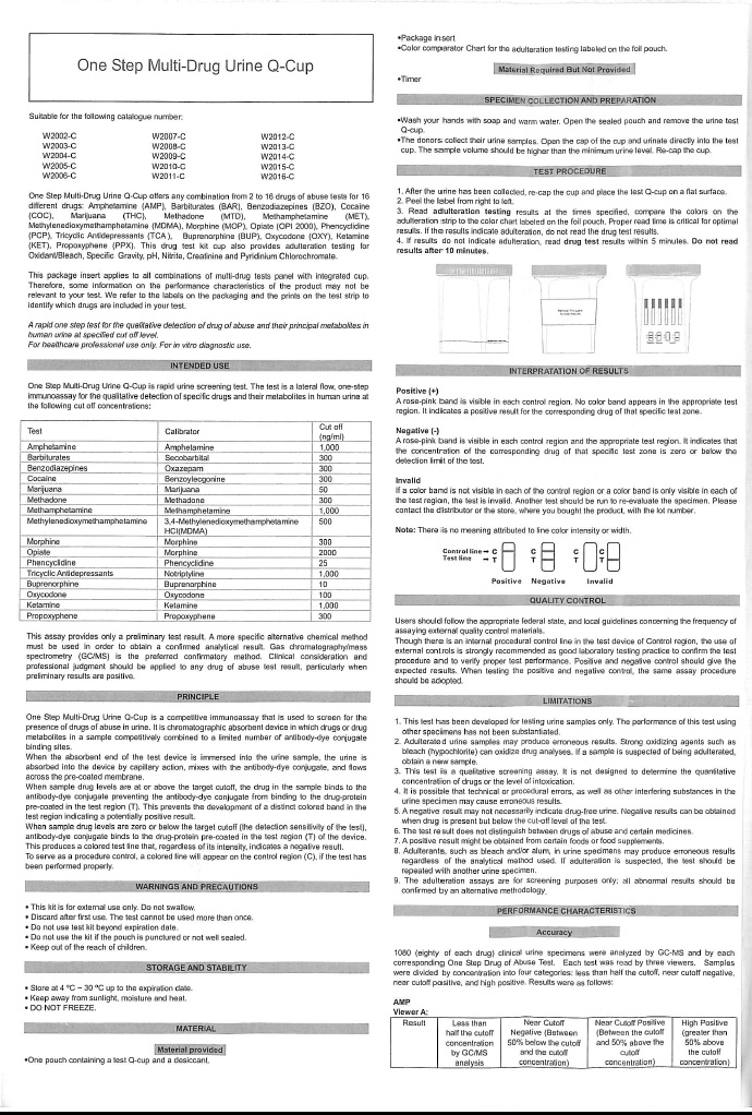 UScreen 10 Panel Drug Test Cup W/Adulterants